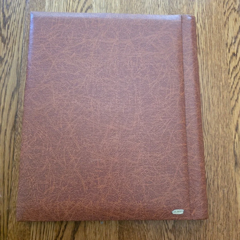 Vintage MBL Keep N Touch Brown Magnetic Self Adhesive Photo Album 20 Pages Korea